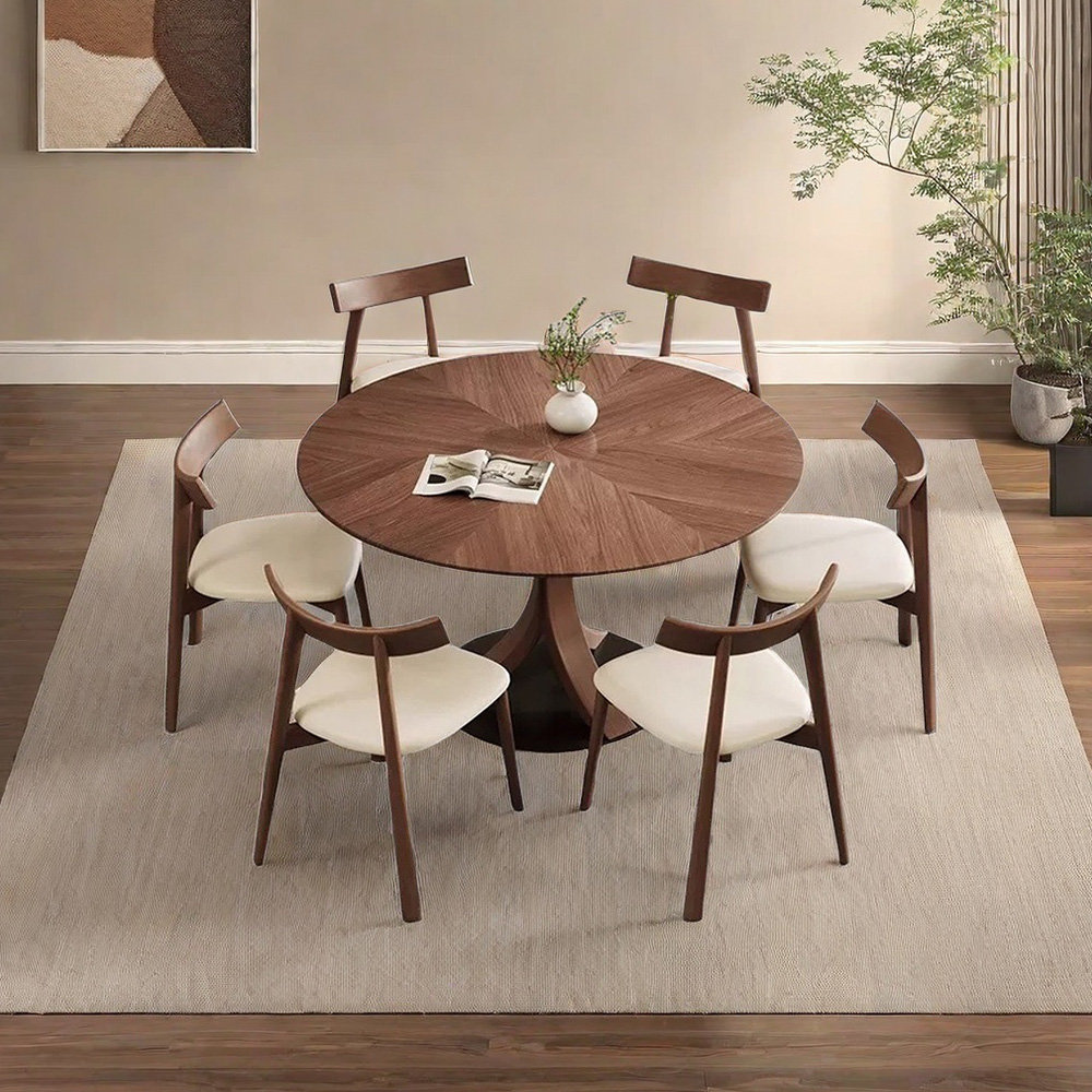 MRzenghong Solid wood ash dining table set | Wayfair